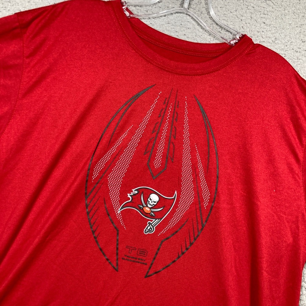 Nike Tampa Bay Buccaneers T-Shirt Mens XL Red Dri-FIT NFL Graphic Performance